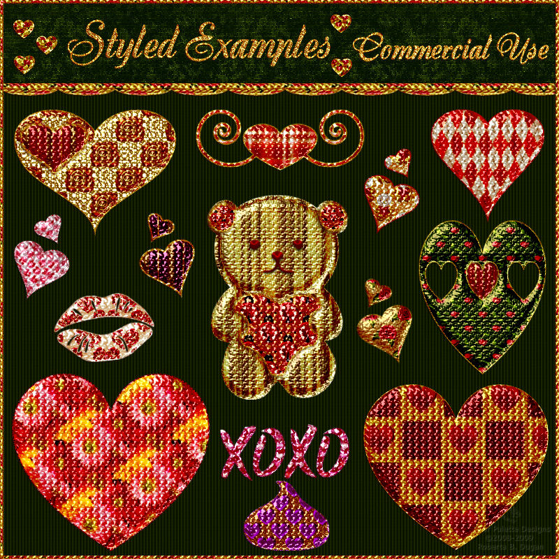 Bling! My Valentine Layer Styles by N/A