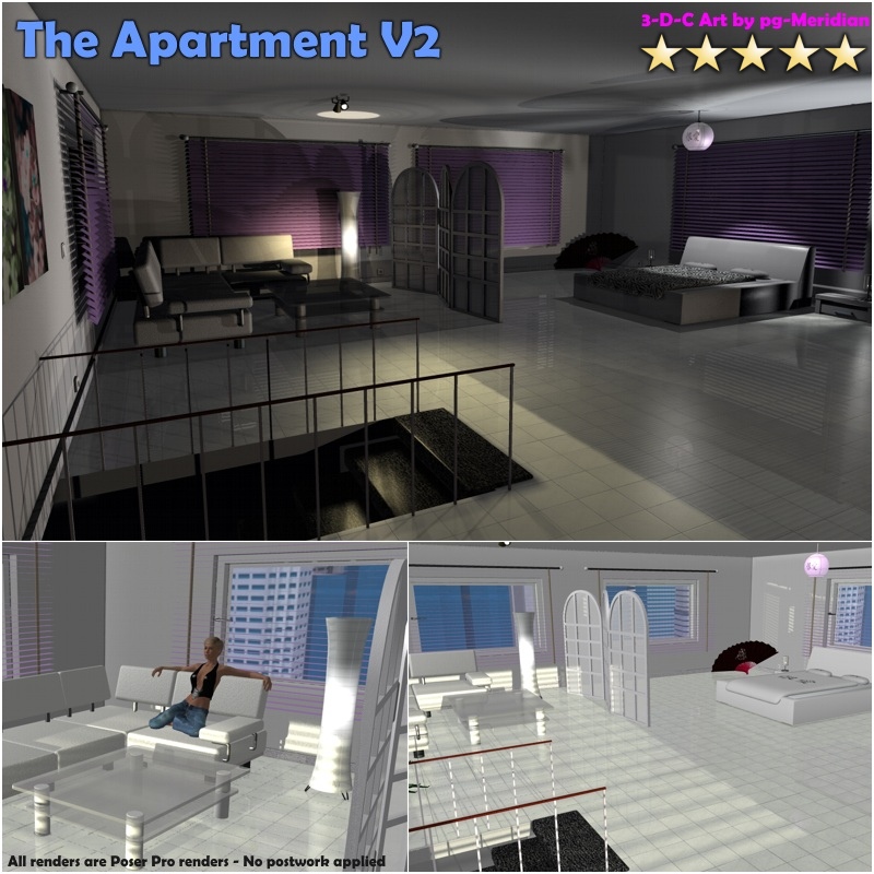 Stylish Apartment by 3-d-c by N/A