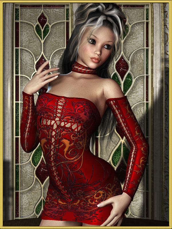 Gothic Unity Outfit For V4/A4 by N/A