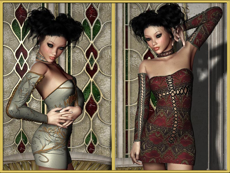 Gothic Unity Outfit For V4/A4 by N/A