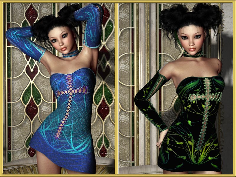 Gothic Unity Outfit For V4/A4 by N/A