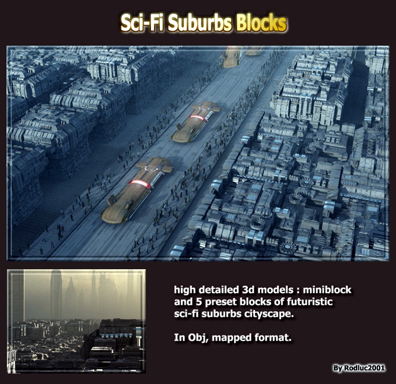 Sci-Fi Suburbs Blocks by N/A