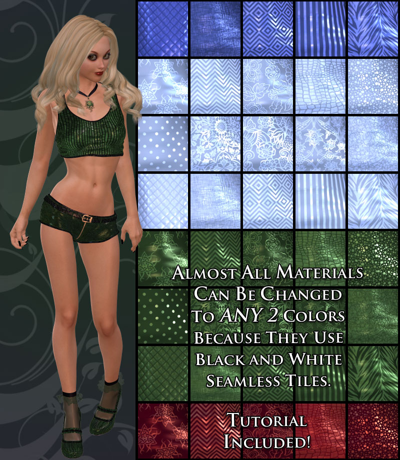 Ooo Shiny Poser Materials by N/A
