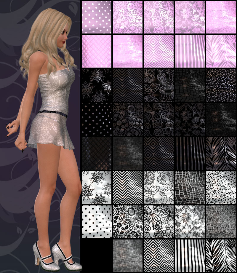 Ooo Shiny Poser Materials by N/A
