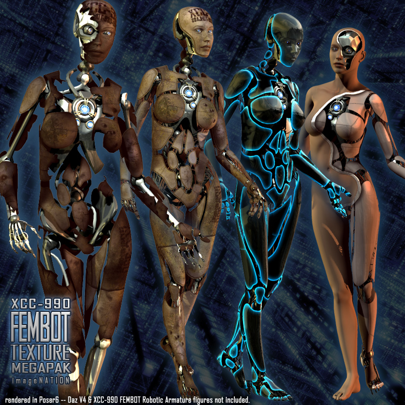 Fembot Texture Megapak by N/A
