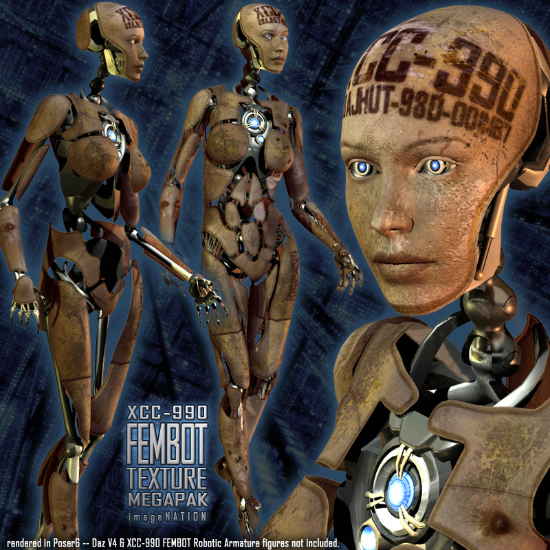 Fembot Texture Megapak by N/A
