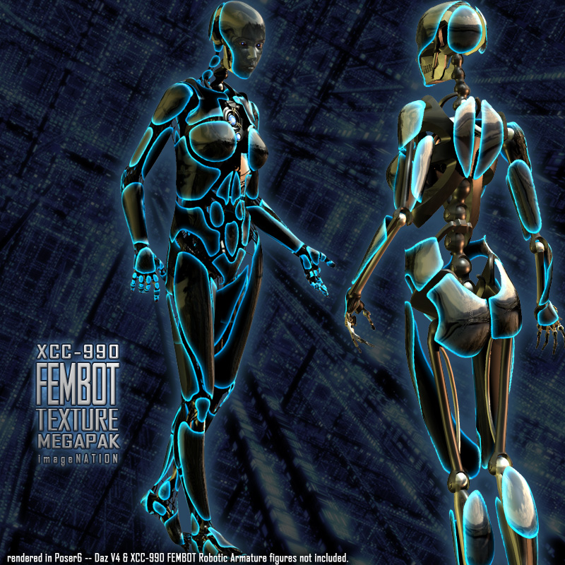Fembot Texture Megapak by N/A