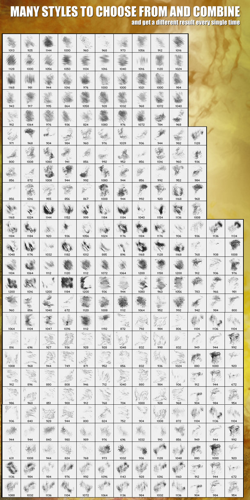 300 Artistic Brushes by N/A