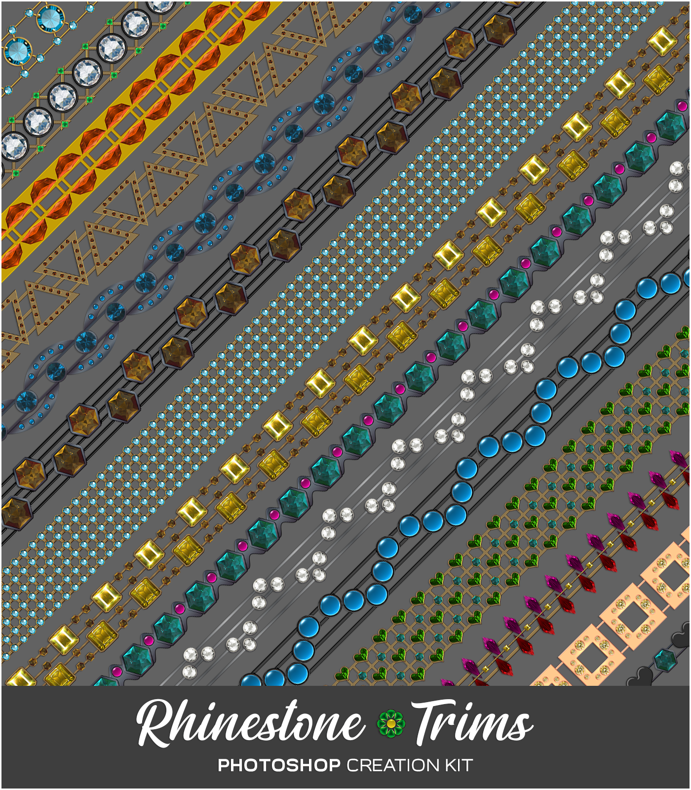 Rhinestone Trims by N/A