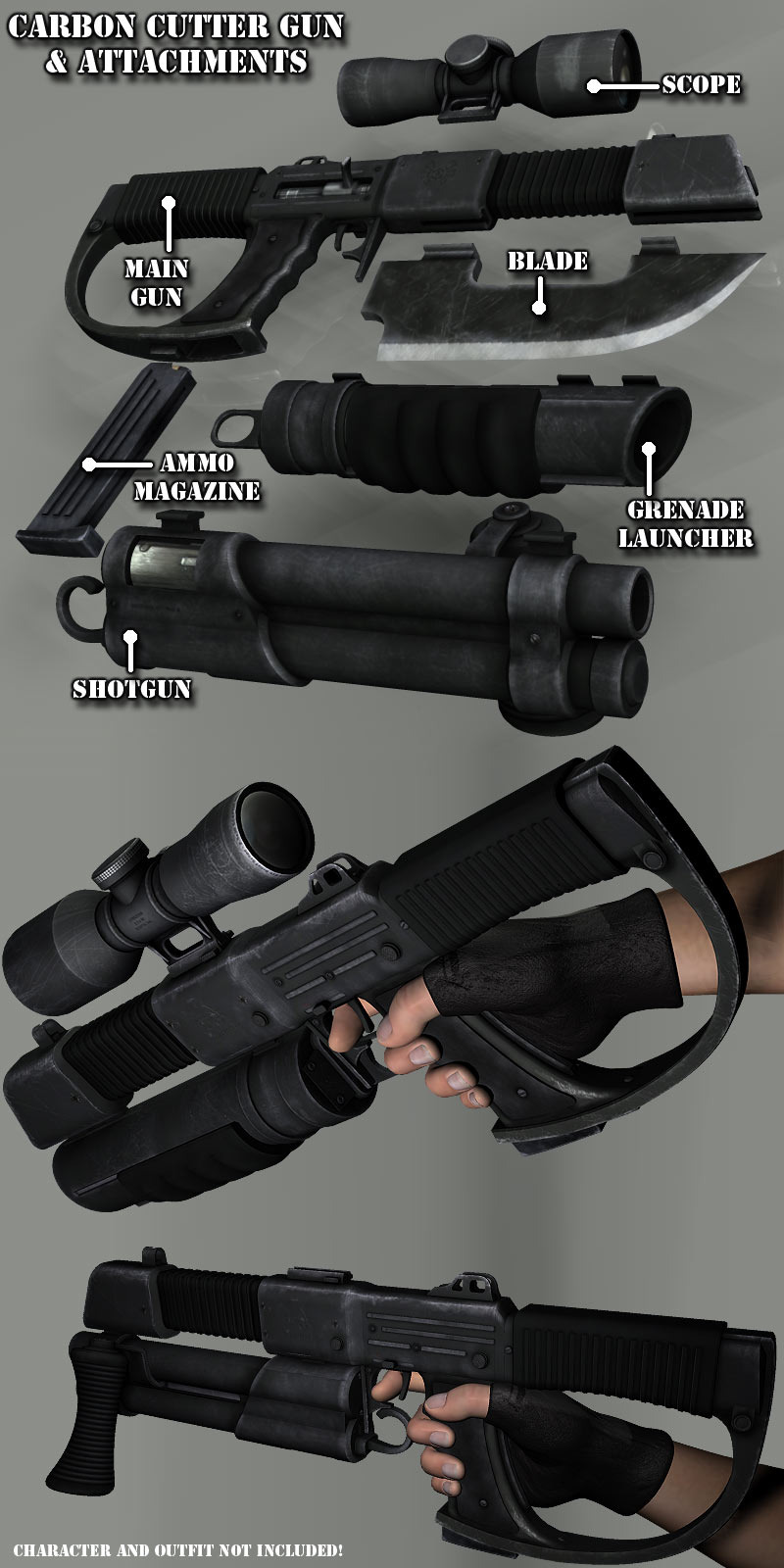 Carbon Cutter Gun by N/A