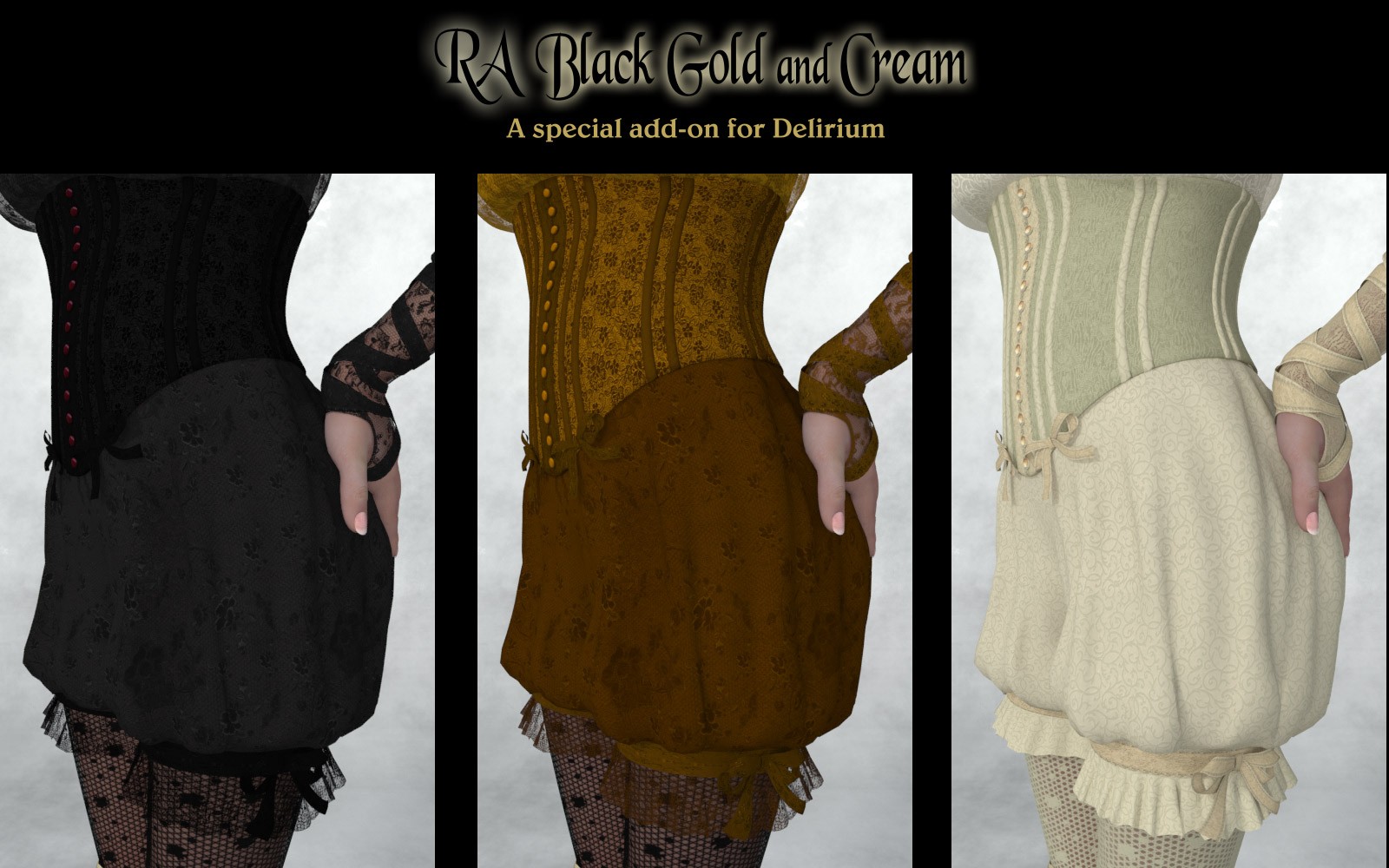 RA Black Gold and Cream by N/A