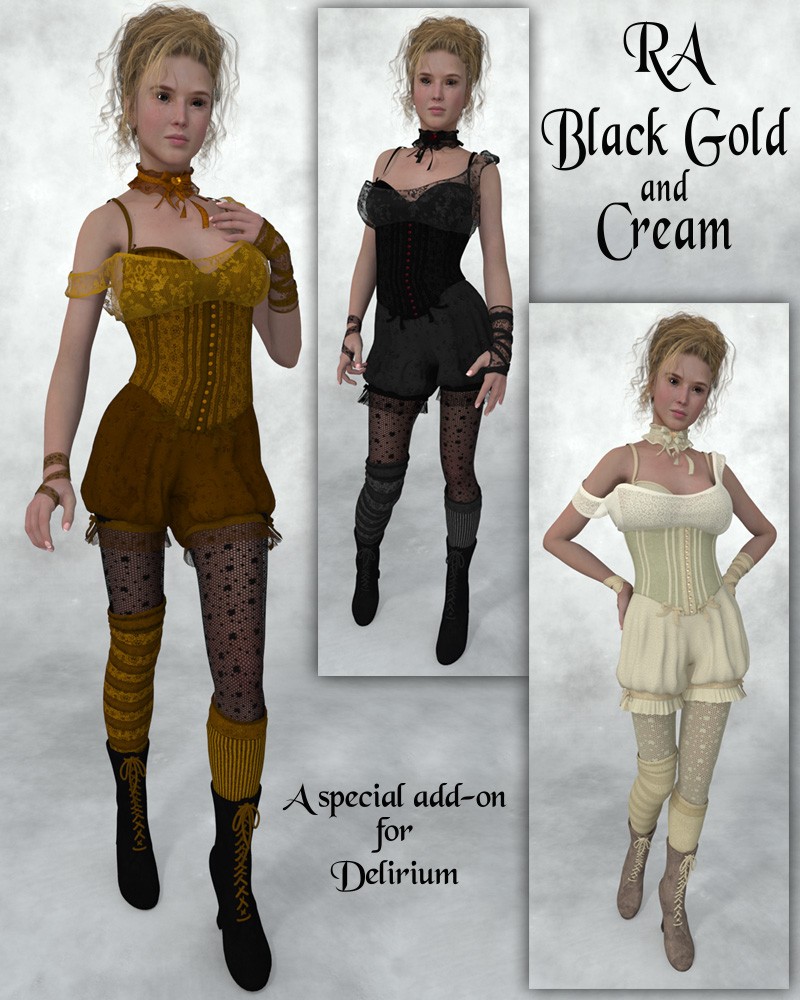 RA Black Gold and Cream by N/A