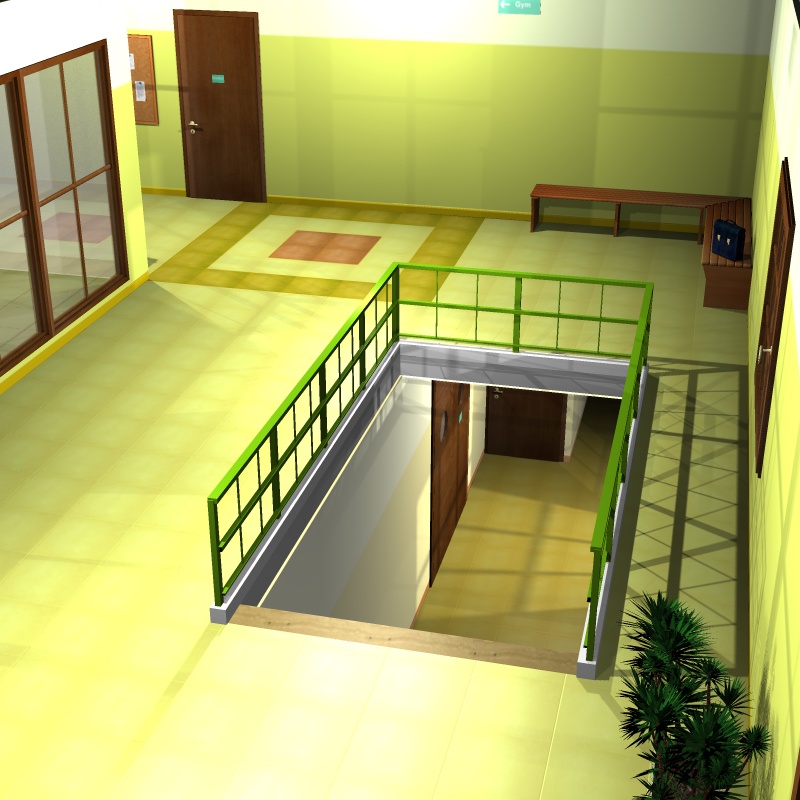 SCHOOL 1st floor Corridor by N/A