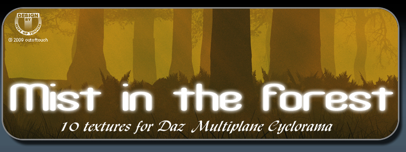 MIST IN THE FOREST for Daz Multiplane Cyclorama by N/A