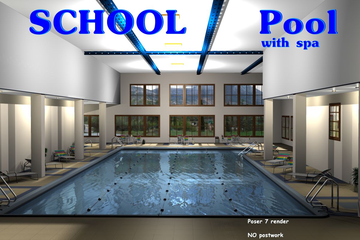 SCHOOL Pool with spa by N/A