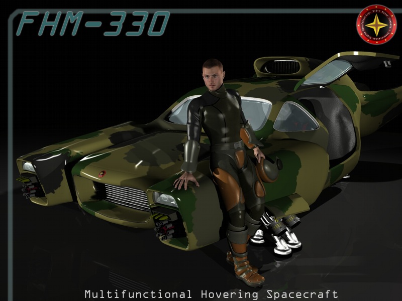 FHM-330 - SciFi Vehicle by N/A