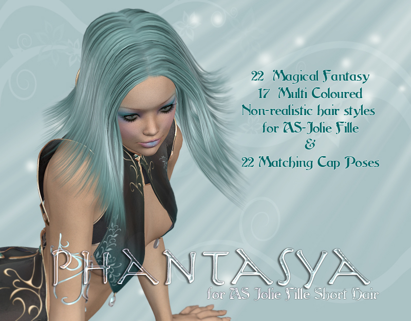 Phantasya Hair :: for AS Jolie Fille Short Hair by N/A