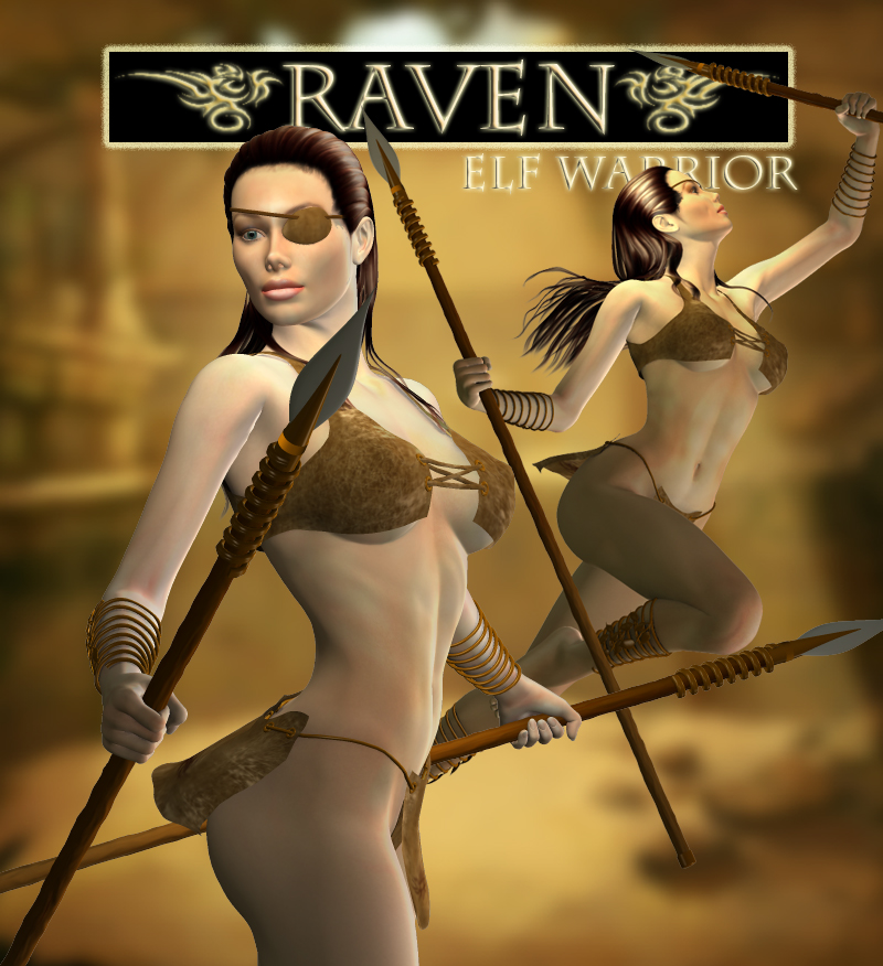Raven Elf Warrior by N/A