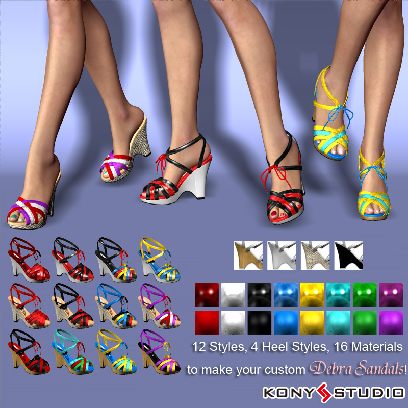 Debra Sandals for V4/A4 by N/A