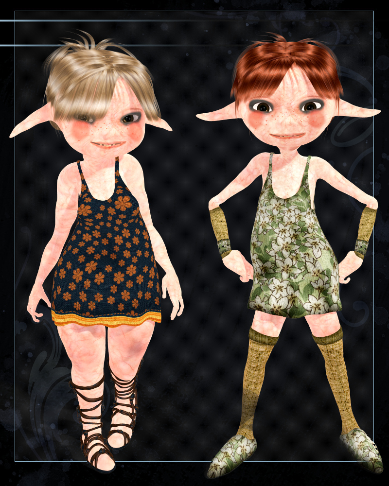 Clipped Up Hair V4, A4, G4, Kali, Kena by N/A