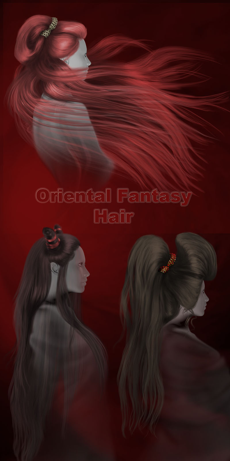 Oriental Fantasy hair by N/A