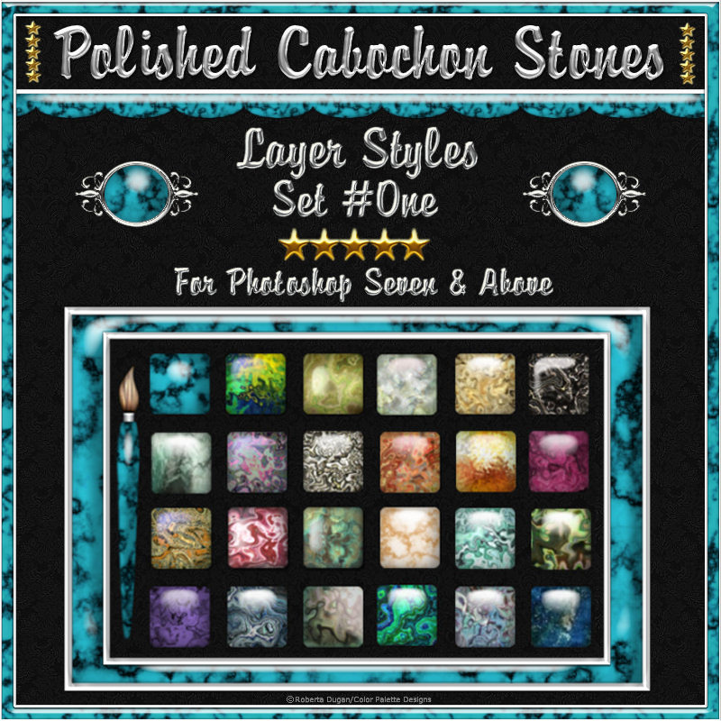 Polished Cabochon Stones {Set #1} by N/A