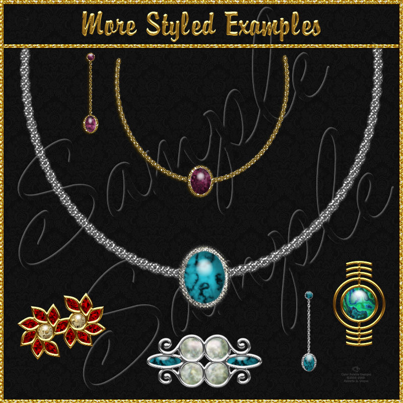 Polished Cabochon Stones {Set #1} by N/A