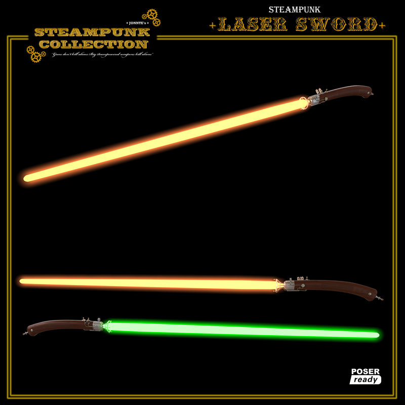 SteamPunk - Laser Sword by N/A