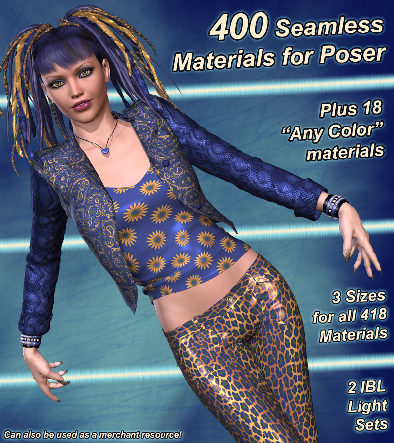 Pd-Color Riot Poser Materials by N/A