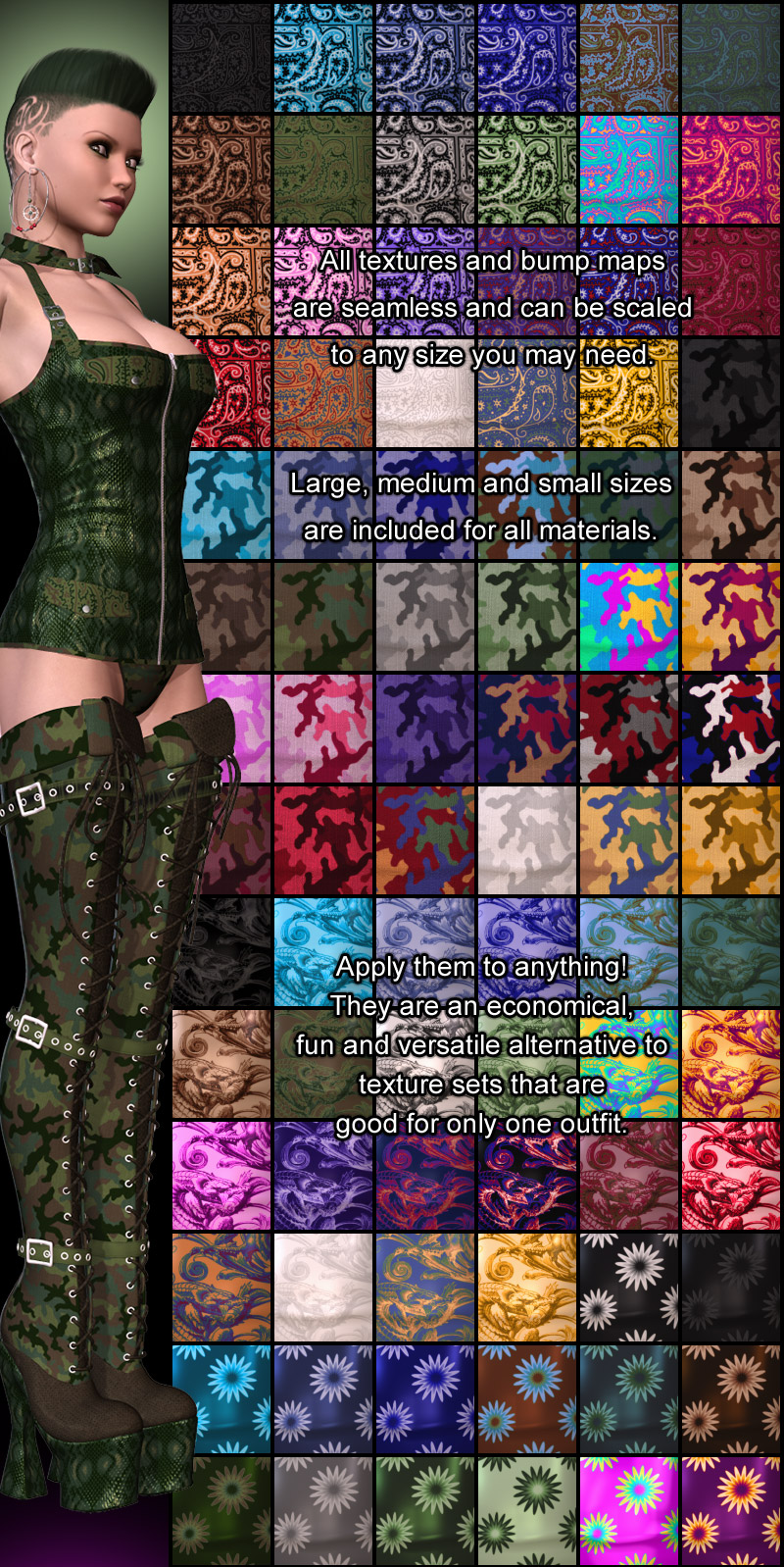 Pd-Color Riot Poser Materials by N/A