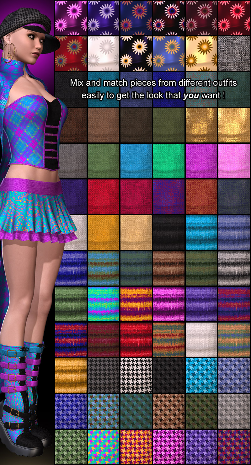 Pd-Color Riot Poser Materials by N/A
