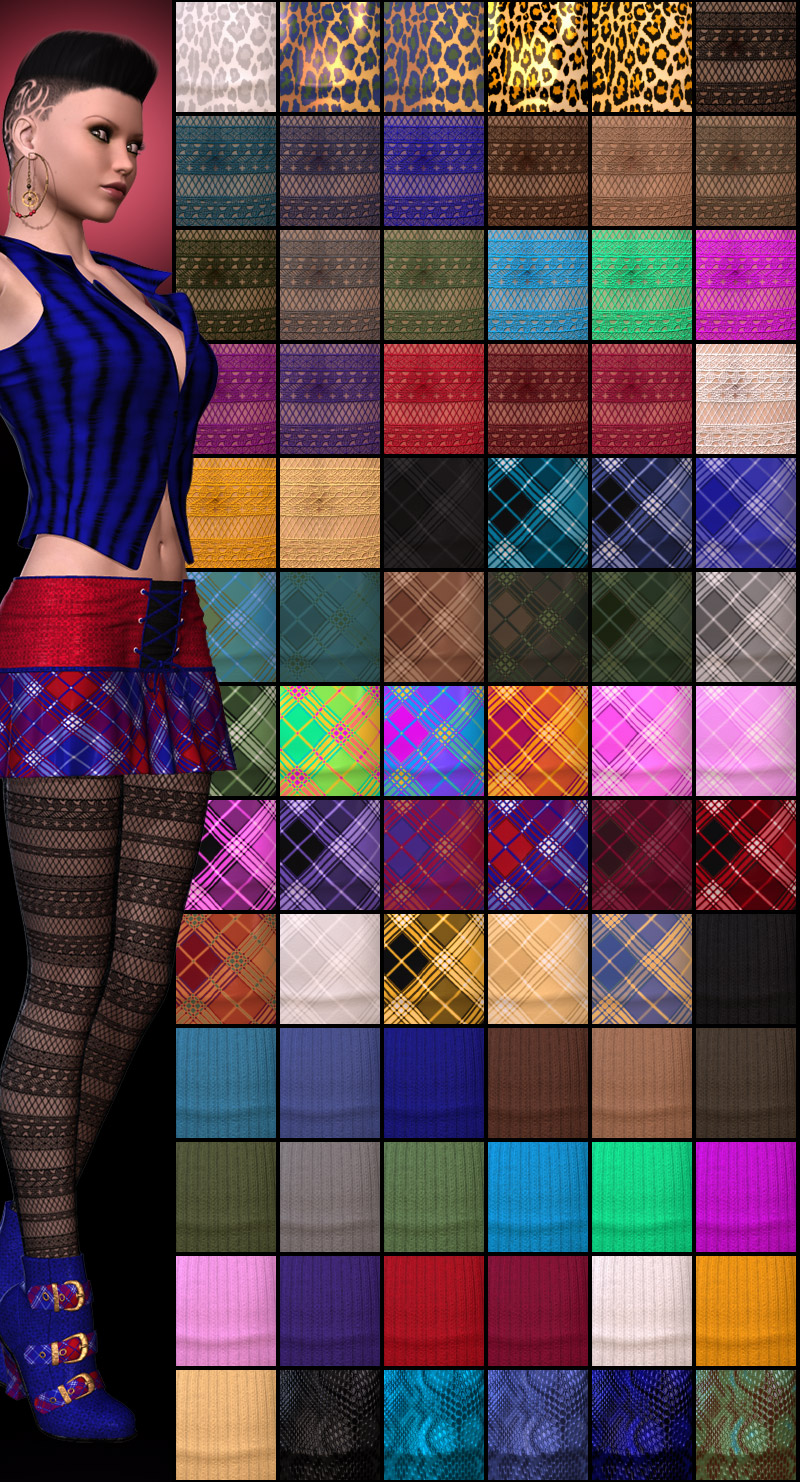 Pd-Color Riot Poser Materials by N/A