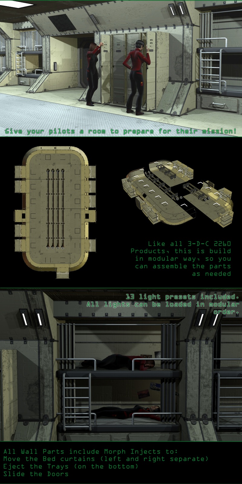 Crew Quarters 2260 by 3-D-C by N/A