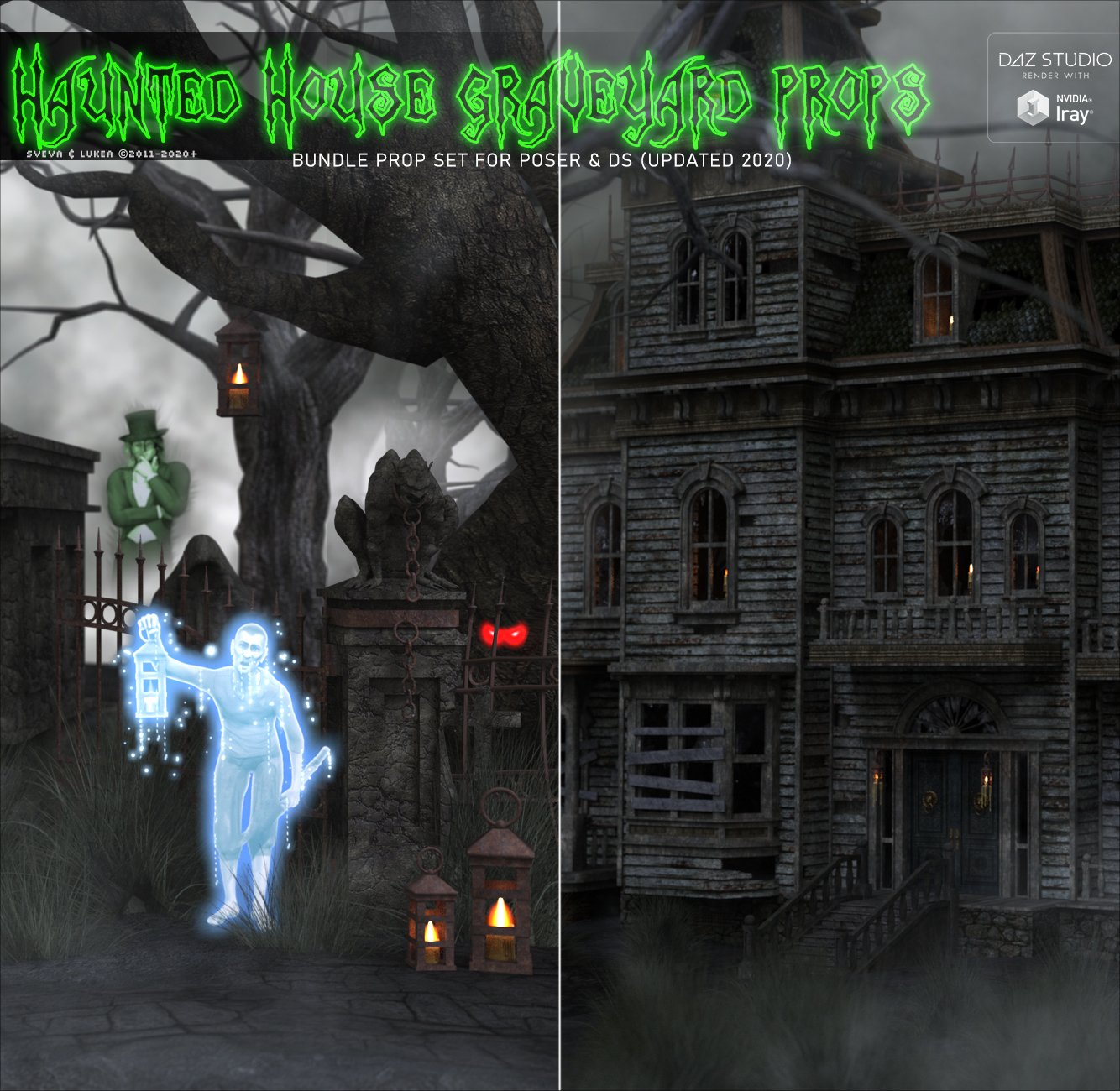 Haunted House Graveyard Props BUNDLE by N/A