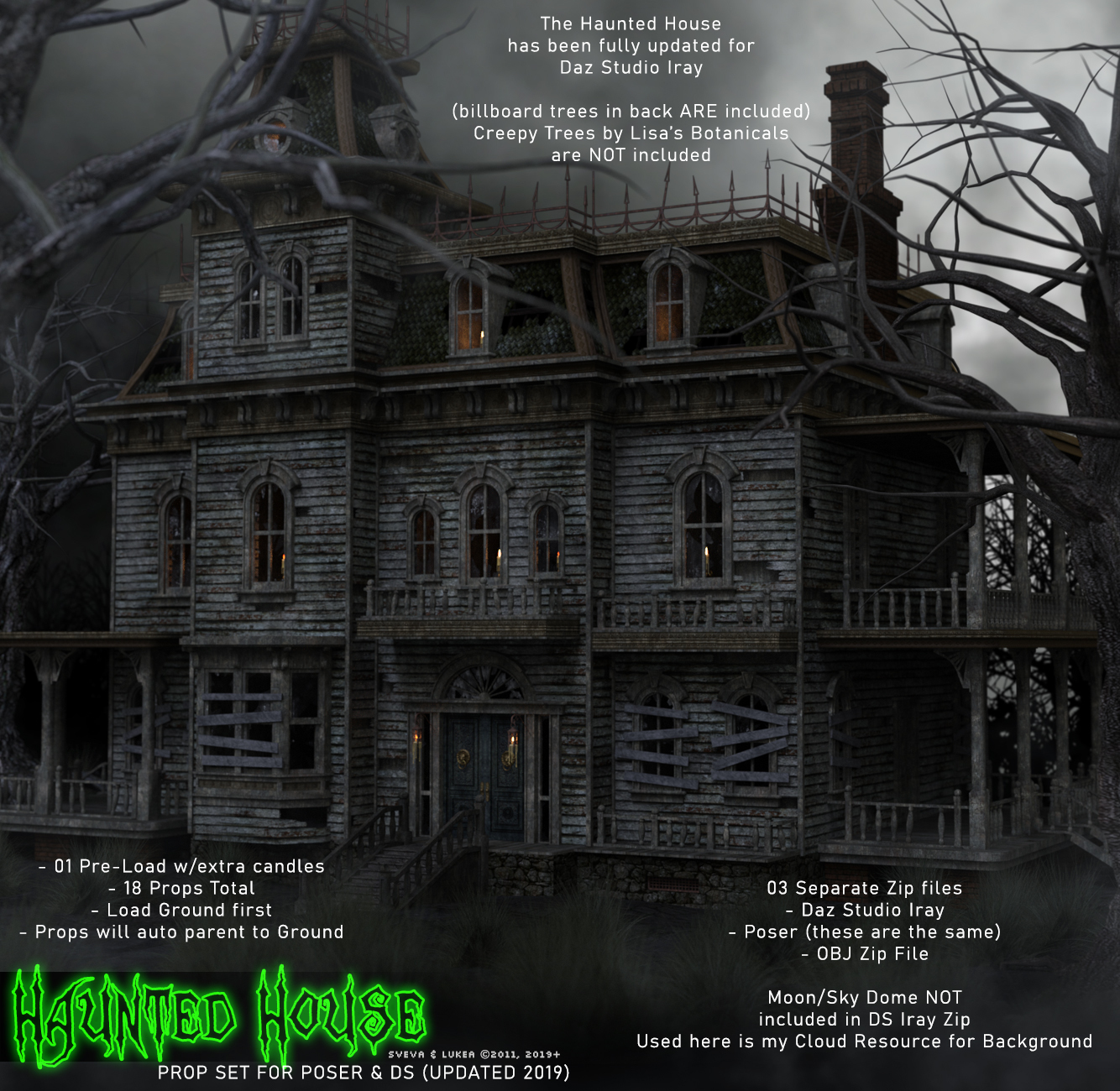 Haunted House Graveyard Props BUNDLE by N/A