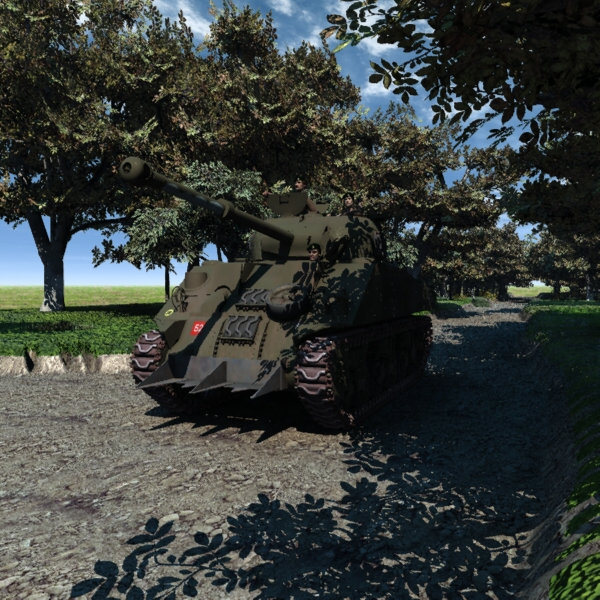 Sherman Firefly (for Poser) by N/A