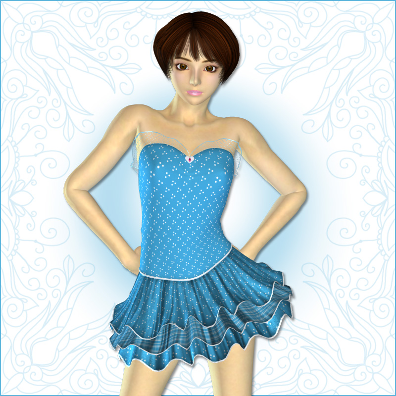 Terai Yuki Ruffle Dress by N/A