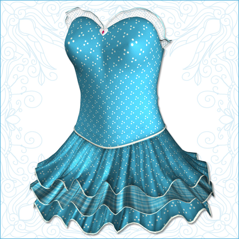 Terai Yuki Ruffle Dress by N/A