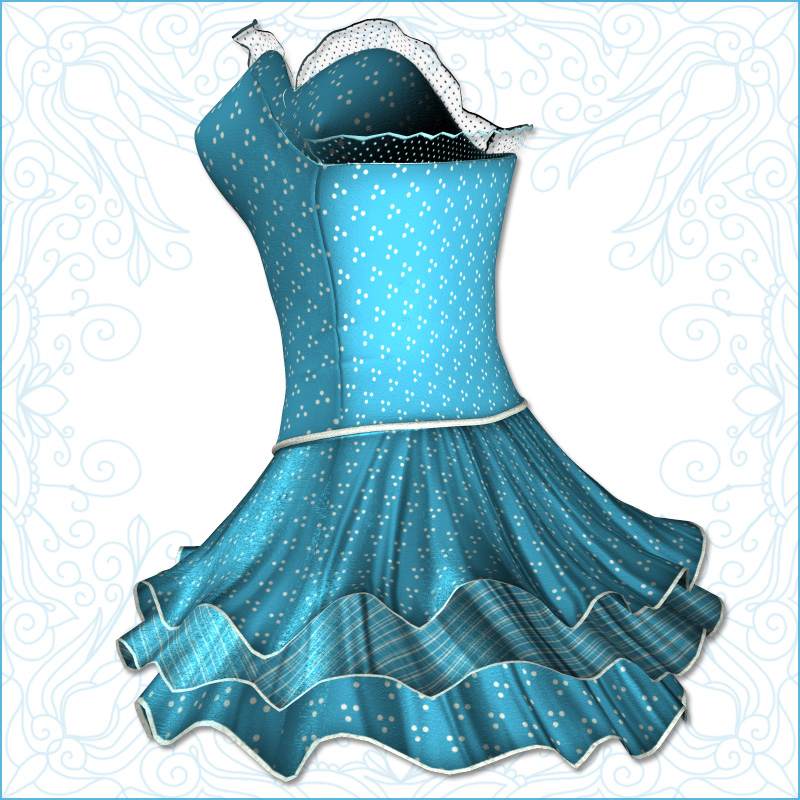 Terai Yuki Ruffle Dress by N/A