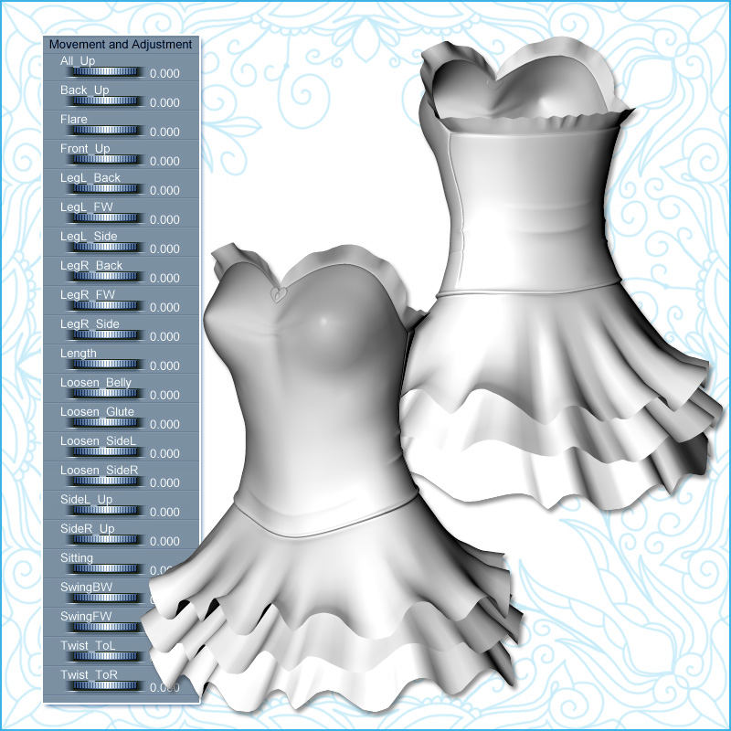 Terai Yuki Ruffle Dress by N/A