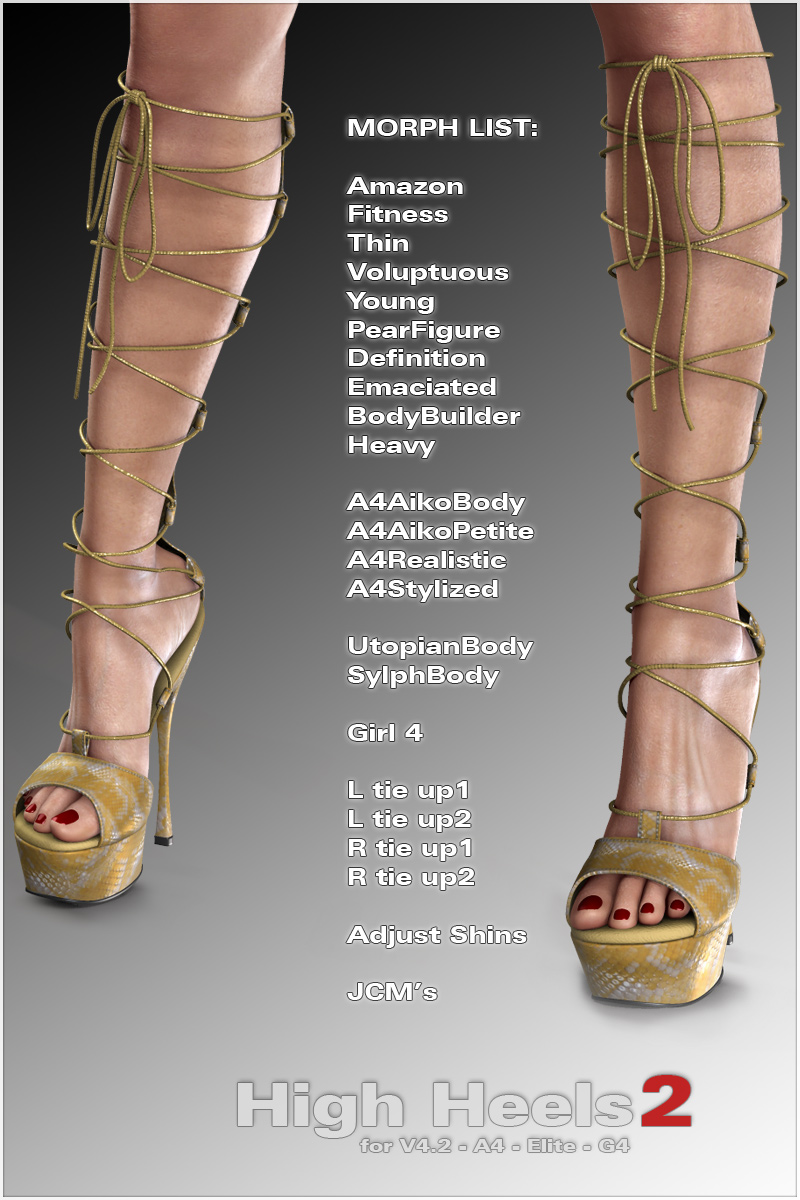 HighHeels 2 for V4.2/A4/Elite/G4 by N/A