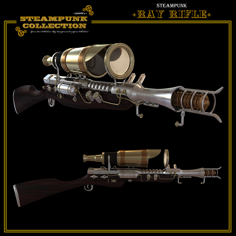SteamPunk - Ray Rifle by N/A