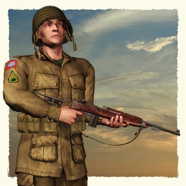US Paratrooper WWII (Poser) by N/A