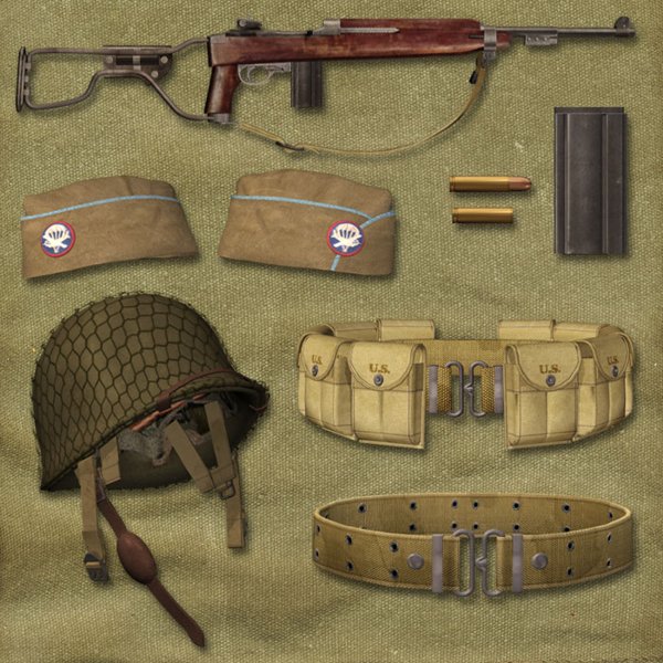 US Paratrooper WWII (Poser) by N/A