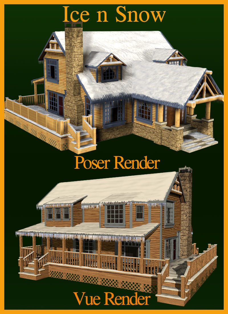 Resort Hunters Cabin (poser, vue, obj) by N/A