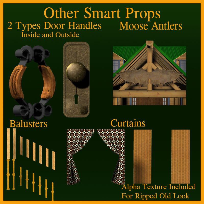 Resort Hunters Cabin (poser, vue, obj) by N/A