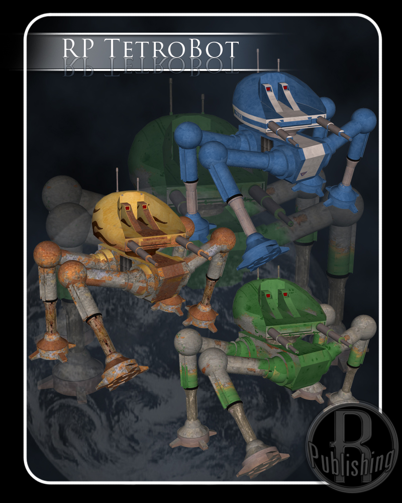 Tetrobot (Poser, OBJ & LWO) by N/A