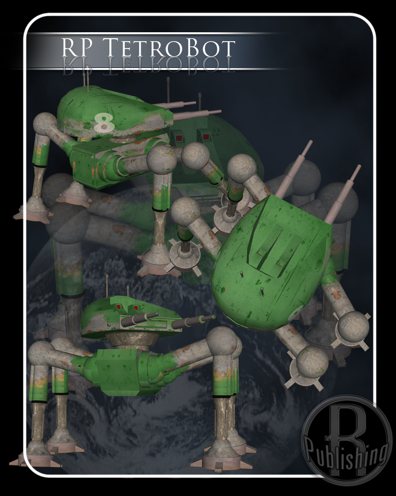 Tetrobot (Poser, OBJ & LWO) by N/A