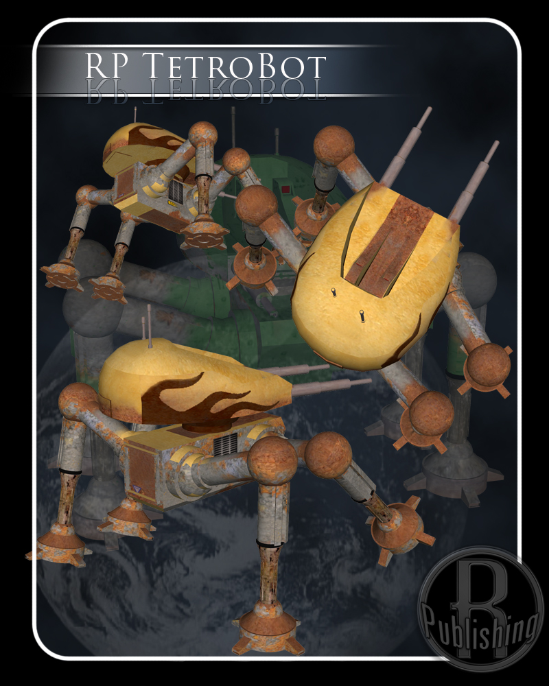 Tetrobot (Poser, OBJ & LWO) by N/A