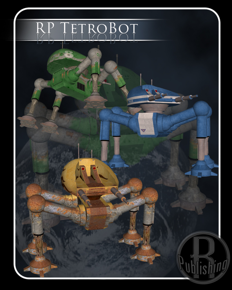 Tetrobot (Poser, OBJ & LWO) by N/A